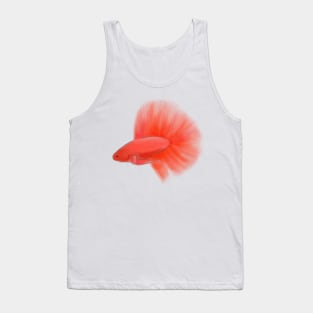 Betta Fish Red Tank Top